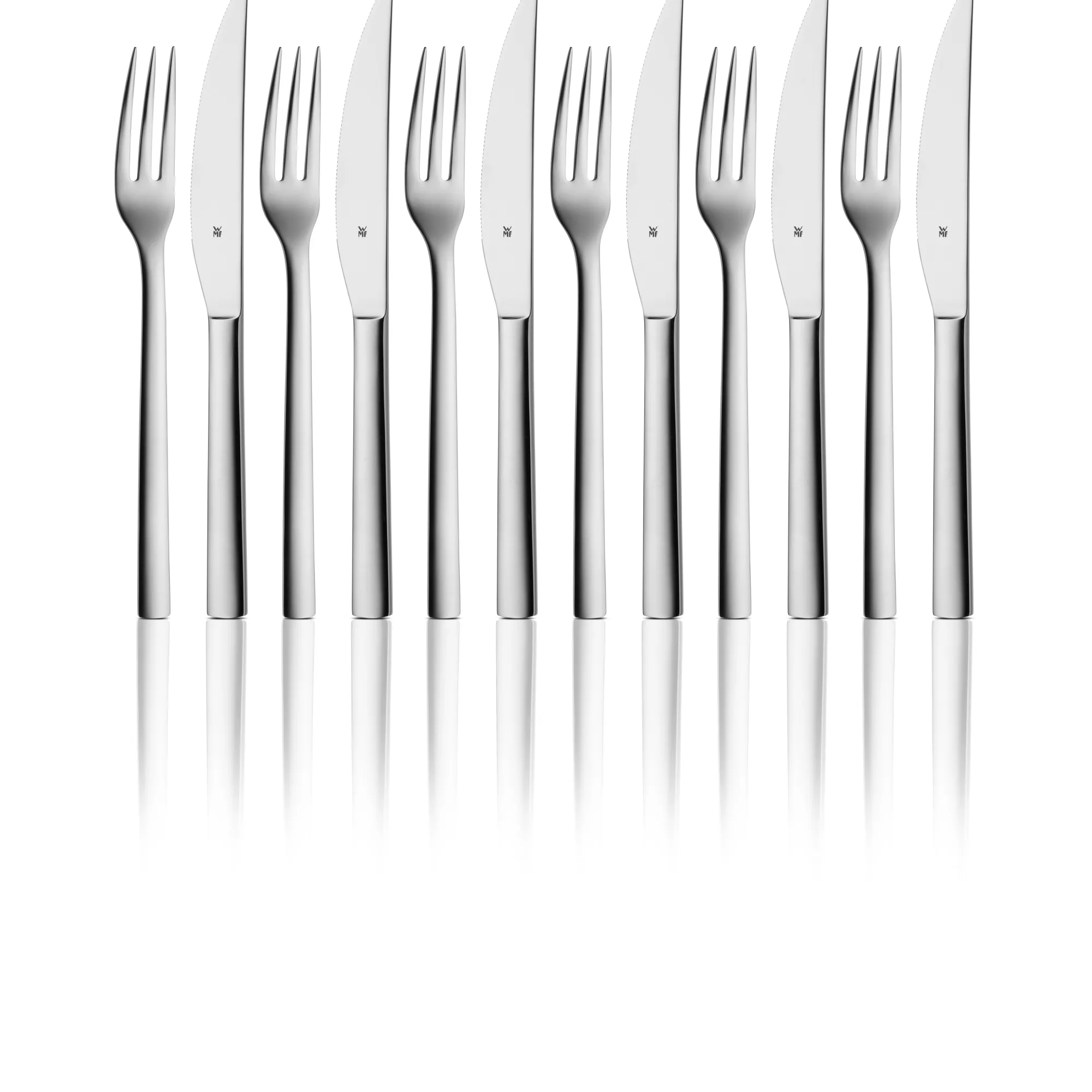 WMF Nuova Steakbesteck-Set, 2-teilig| Steakmesser|Besteck-Sets