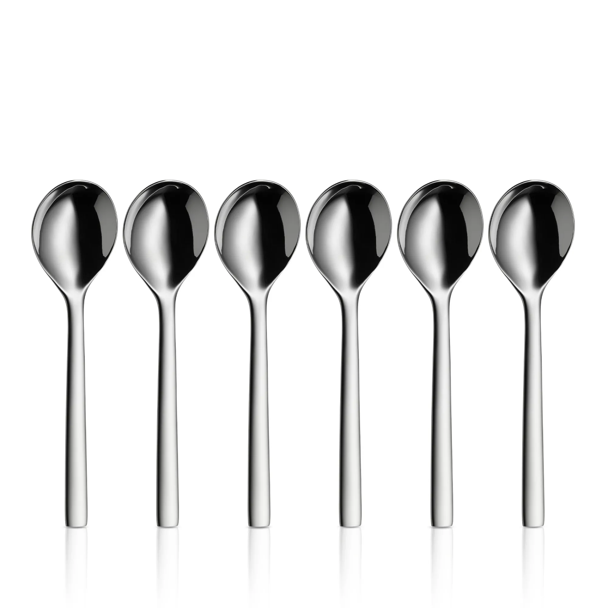 WMF Nuova Suppentassenlöffel-Set, 6-teilig| Löffel|Besteck-Sets