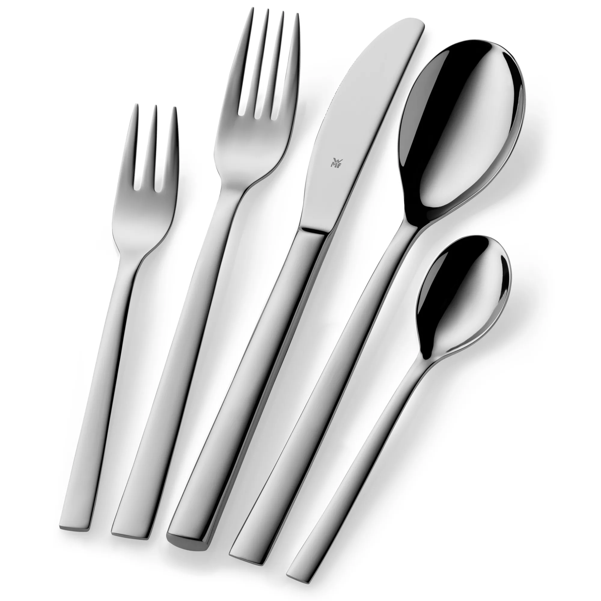 WMF Palermo Besteck-Set, 30-teilig, Cromargan®| Besteck-Sets
