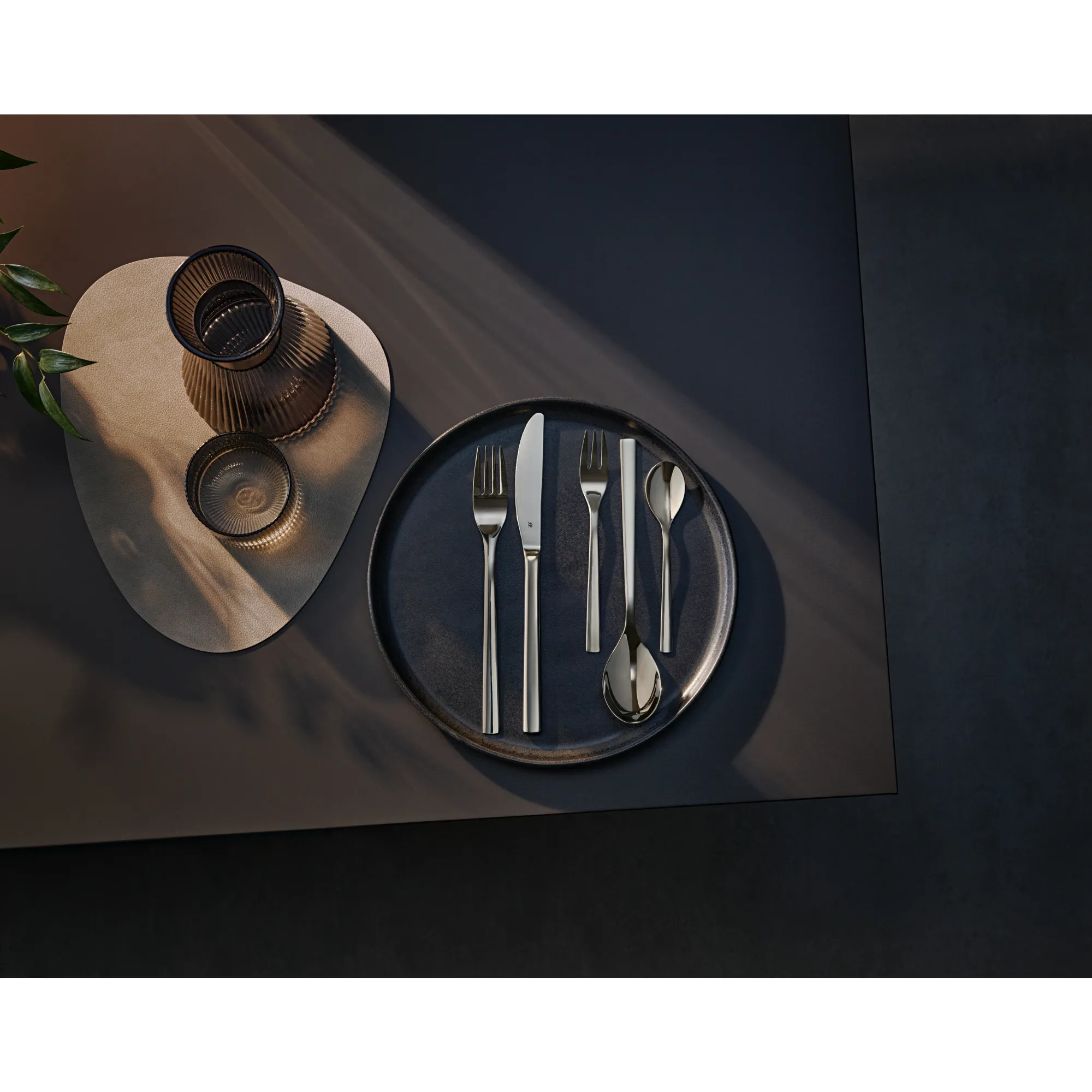 WMF Palermo Besteck-Set, 30-teilig, Cromargan®| Besteck-Sets