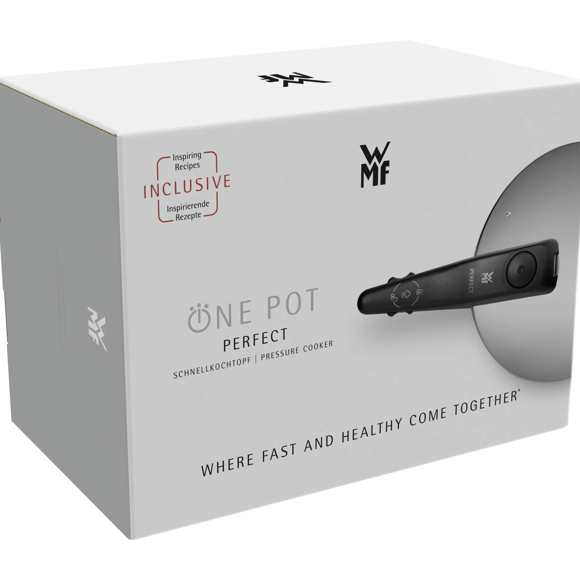 WMF Perfect One Pot Schnellkochtopf, 22 cm, 8,5 Liter| Schnellkochtöpfe|Induktionstöpfe