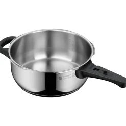 WMF Perfect One Pot Schnellkochtopf-Set, 22 cm, 3 & 4,5 L, stapelbar, mit Dämpfeinsatz| Schnellkochtöpfe|Induktionstöpfe