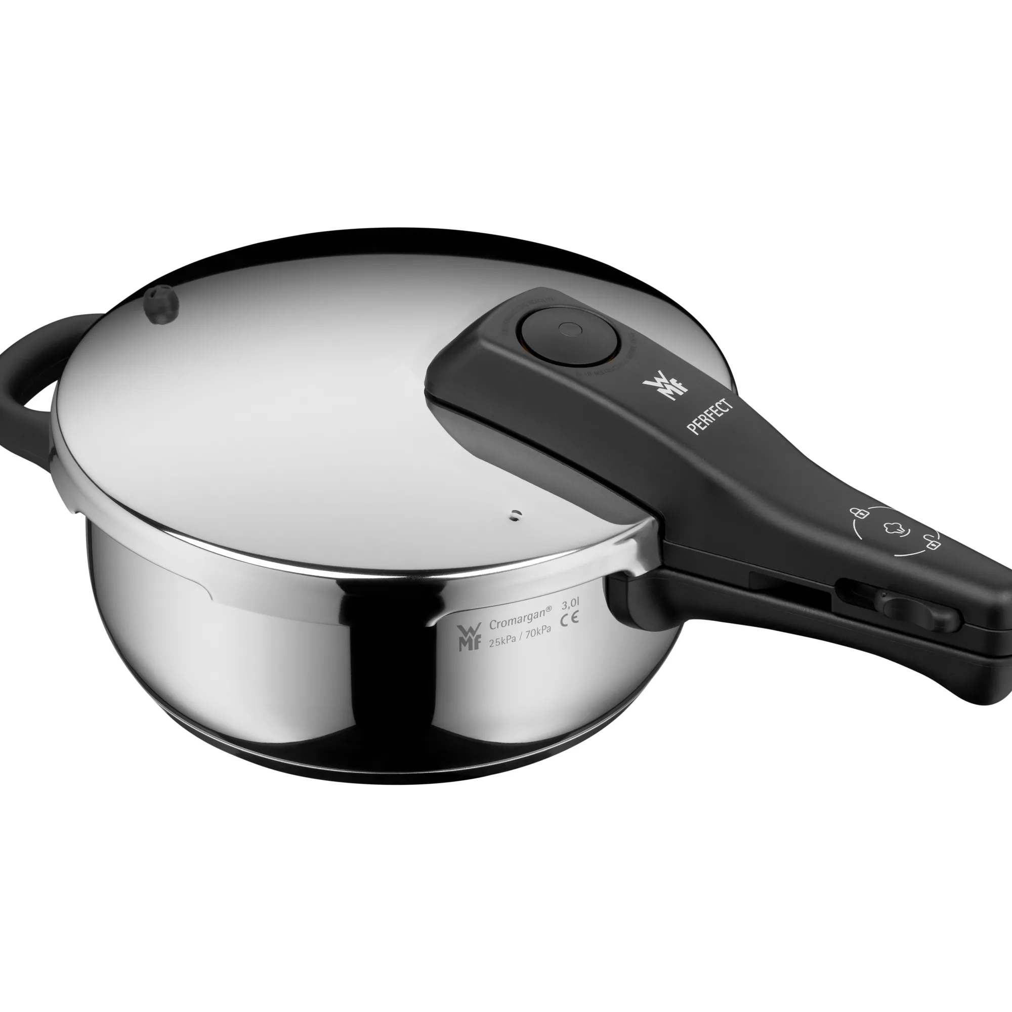 WMF Perfect One Pot Schnellkochtopf, 22 cm, 3,0 Liter| Schnellkochtöpfe|Induktionstöpfe