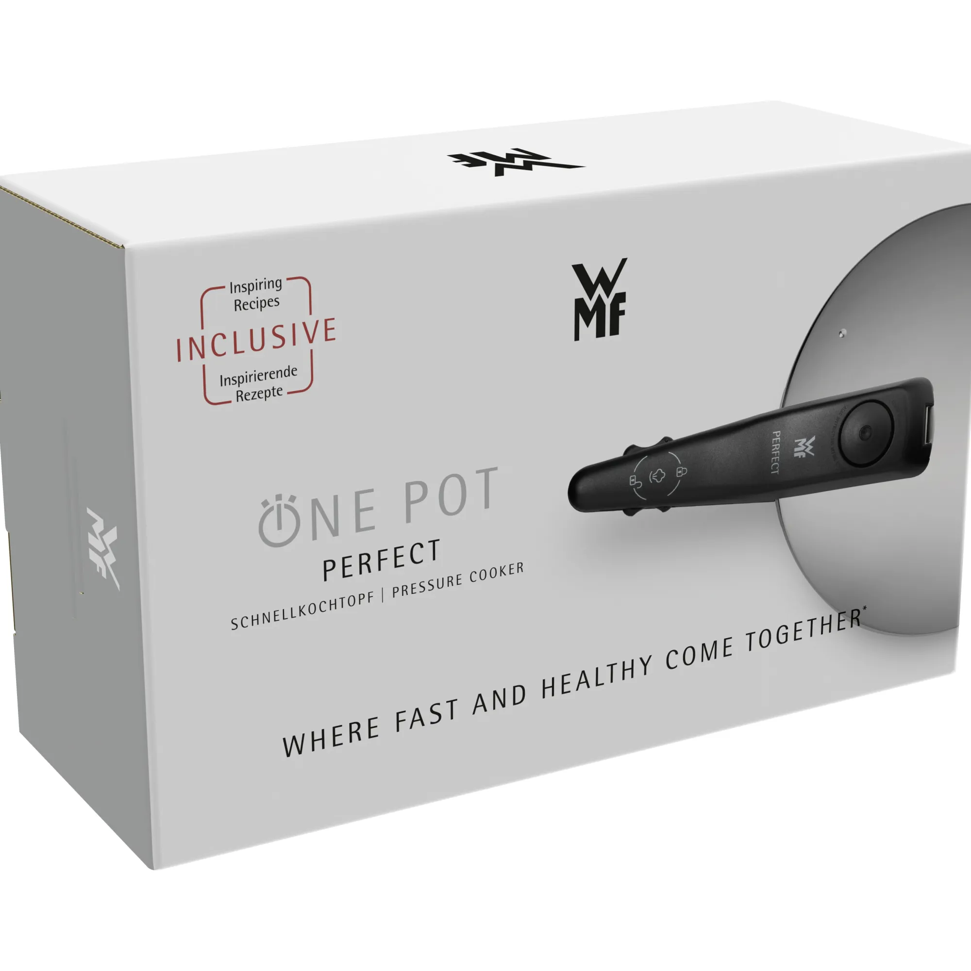 WMF Perfect One Pot Schnellkochtopf, 22 cm, 3,0 Liter| Schnellkochtöpfe|Induktionstöpfe