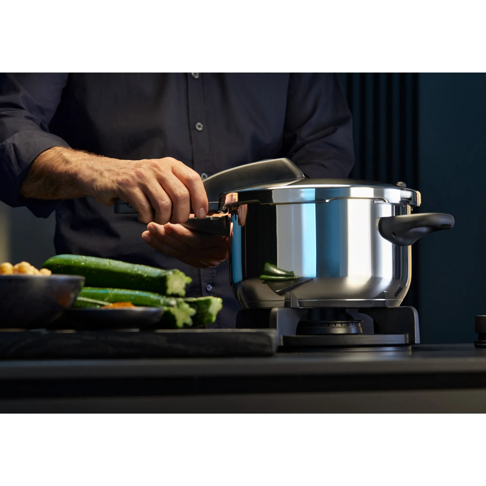 WMF Perfect One Pot Schnellkochtopf, 22 cm, 3,0 Liter| Schnellkochtöpfe|Induktionstöpfe