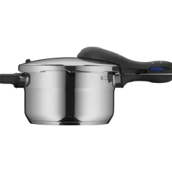 WMF Perfect Plus One Pot Schnellkochtopf-Set, 22 cm, 3 & 4,5 L, stapelbar, mit Dämpfeinsatz| Schnellkochtöpfe|Induktionstöpfe