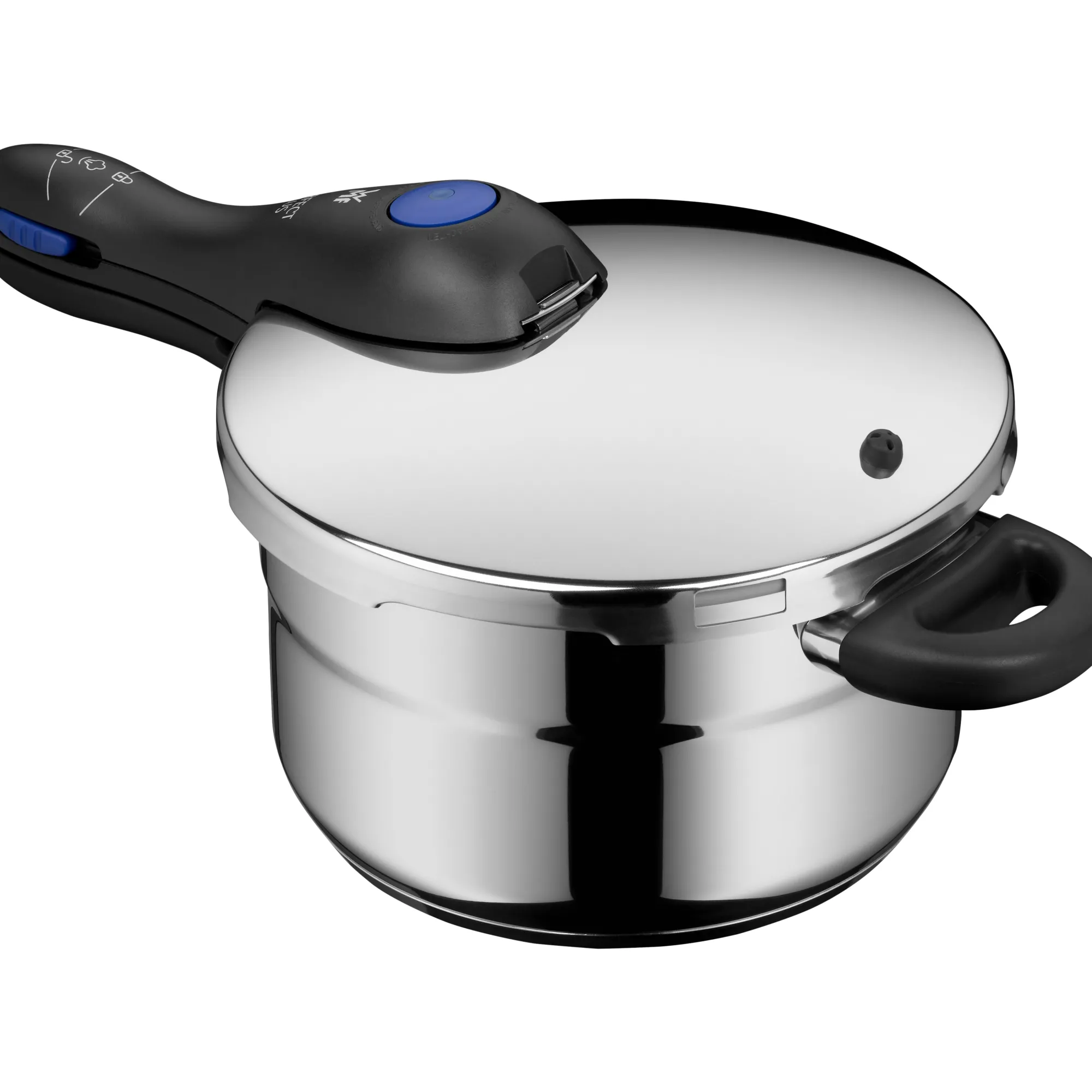 WMF Perfect Plus One Pot Schnellkochtopf-Set, 22 cm, 3 & 4,5 L, stapelbar, mit Dämpfeinsatz| Schnellkochtöpfe|Induktionstöpfe