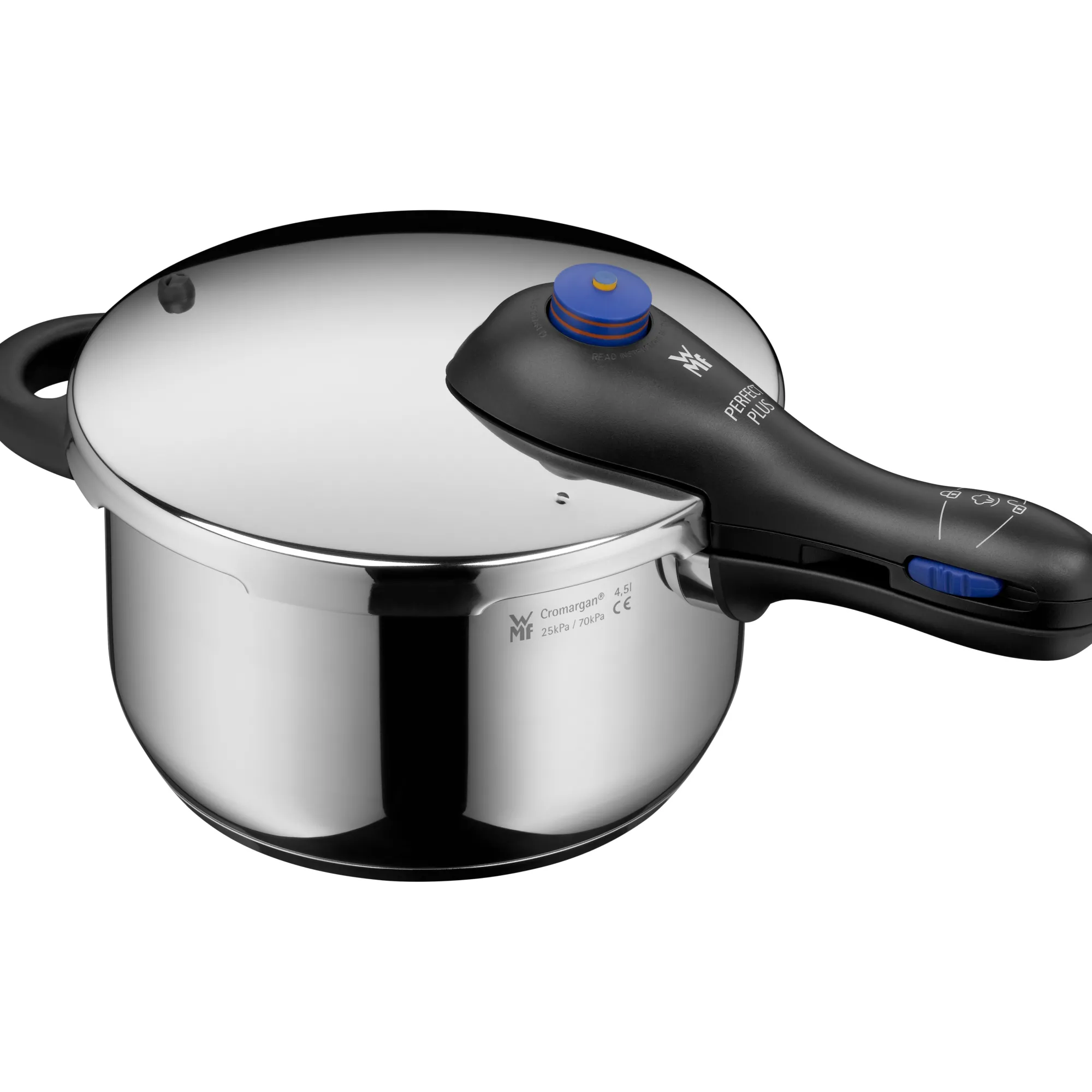 WMF Perfect Plus One Pot Schnellkochtopf, 22 cm, 4,5 Liter| Schnellkochtöpfe|Induktionstöpfe