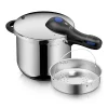 WMF Perfect Plus One Pot Schnellkochtopf mit Dampfgareinsatz, 22 cm, 6,5 Liter| Schnellkochtöpfe|Induktionstöpfe
