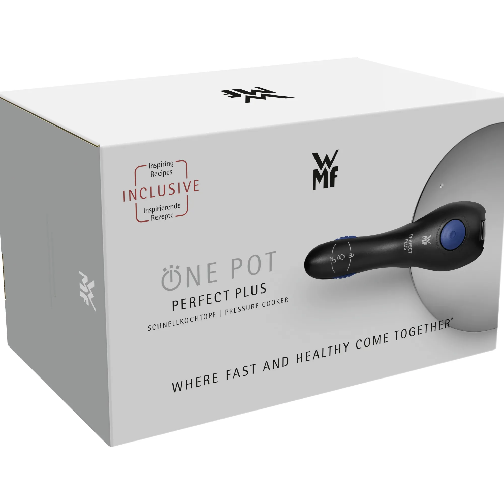 WMF Perfect Plus One Pot Schnellkochtopf, 22 cm, 6,5 Liter| Schnellkochtöpfe|Induktionstöpfe