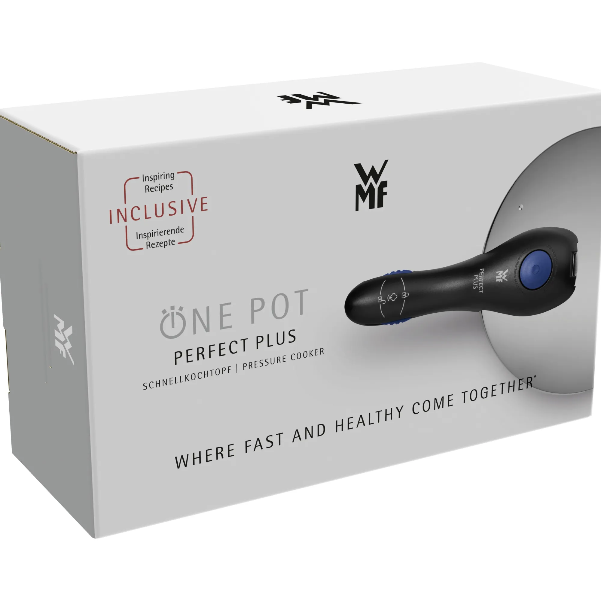 WMF Perfect Plus One Pot Schnellkochtopf, 22 cm, 3,0 Liter| Schnellkochtöpfe|Induktionstöpfe