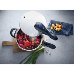 WMF Perfect Plus One Pot Schnellkochtopf, 22 cm, 8,5 Liter| Induktionstöpfe|Schnellkochtöpfe