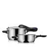 WMF Perfect Plus One Pot Schnellkochtopf-Set, 22 cm, 4,5 und 3,0 Liter| Schnellkochtöpfe|Induktionstöpfe