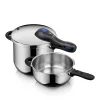 WMF Perfect Plus One Pot Schnellkochtopf-Set, 22 cm, 6,5 und 3,0 Liter| Schnellkochtöpfe|Topfsets