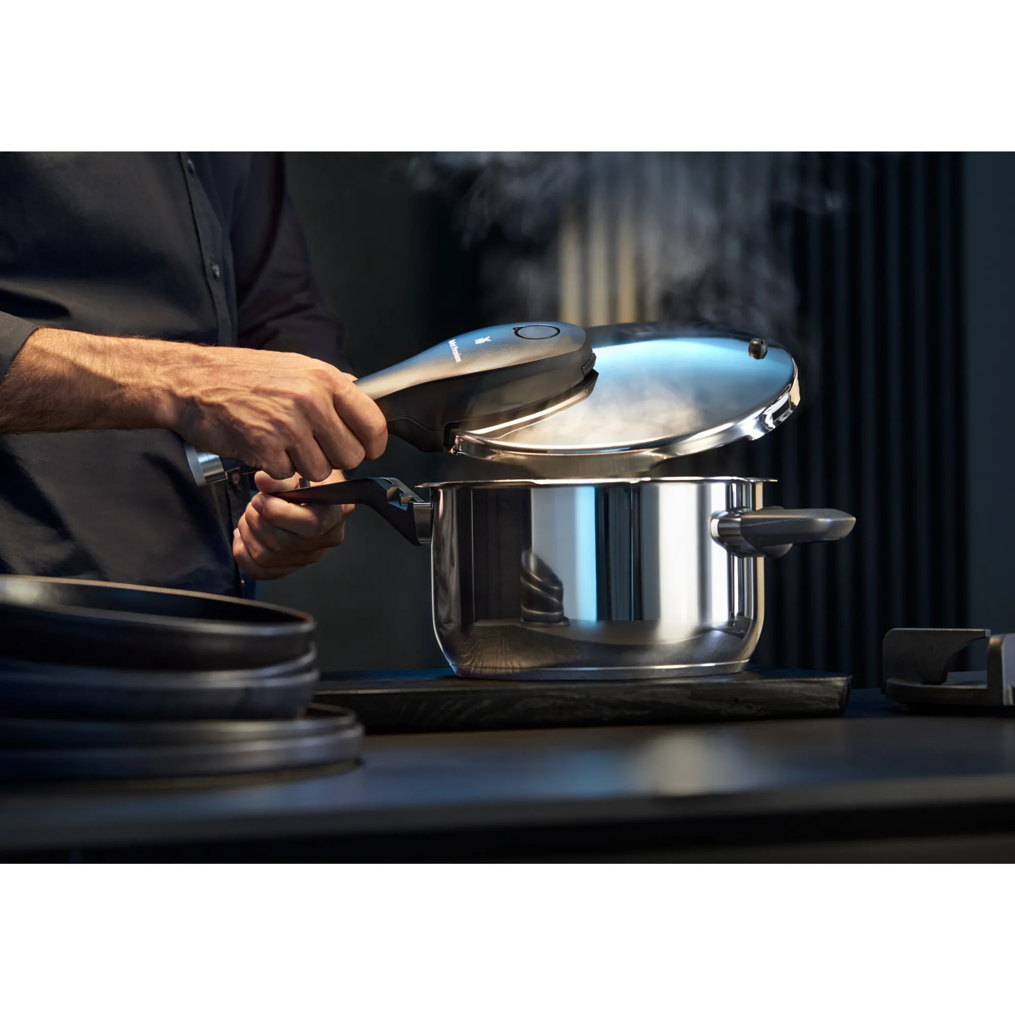 WMF Perfect Premium One Pot Schnellkochtopf, 22 cm, 8,5 Liter| Schnellkochtöpfe|Induktionstöpfe