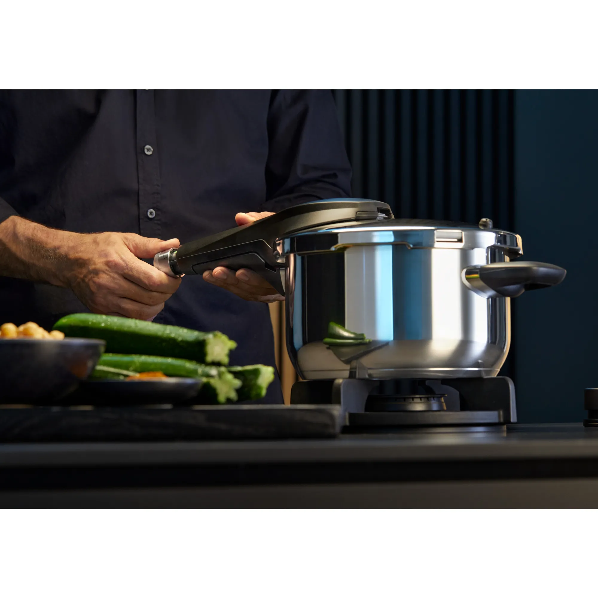 WMF Perfect Premium One Pot Schnellkochtopf, 22 cm, 8,5 Liter| Schnellkochtöpfe|Induktionstöpfe