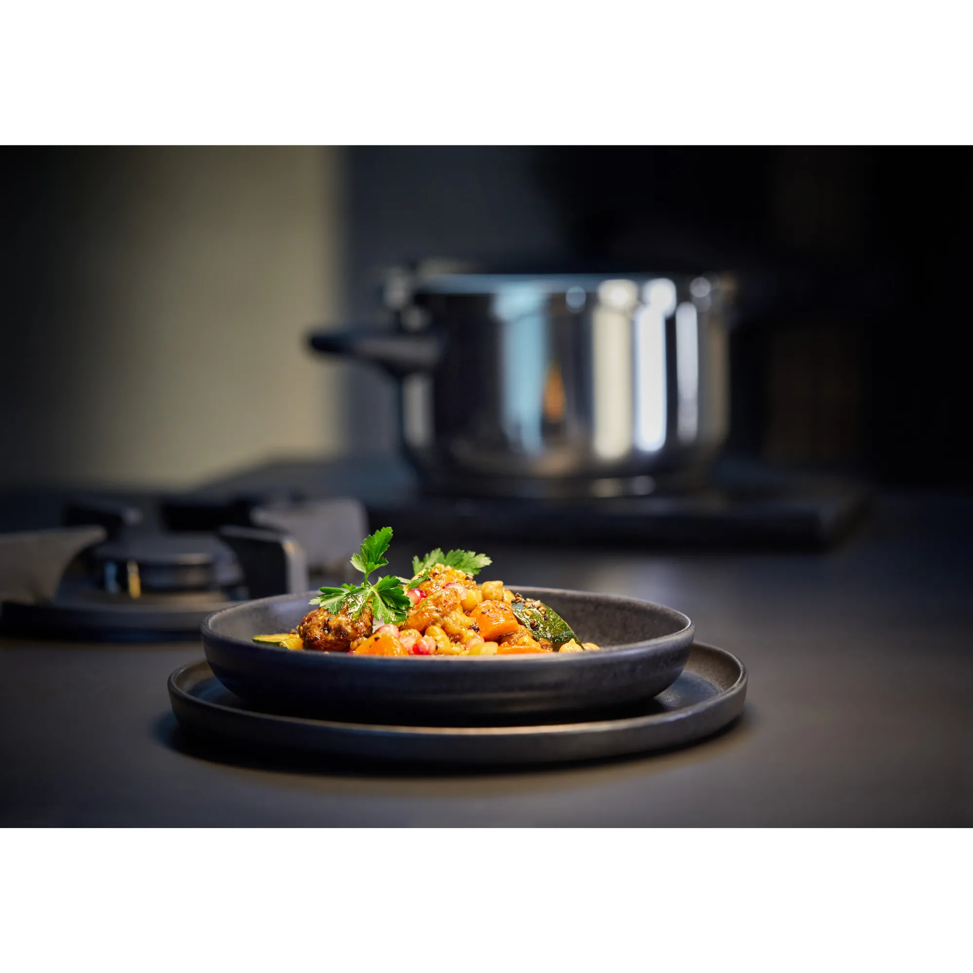 WMF Perfect Premium One Pot Schnellkochtopf, 22 cm, 8,5 Liter| Schnellkochtöpfe|Induktionstöpfe