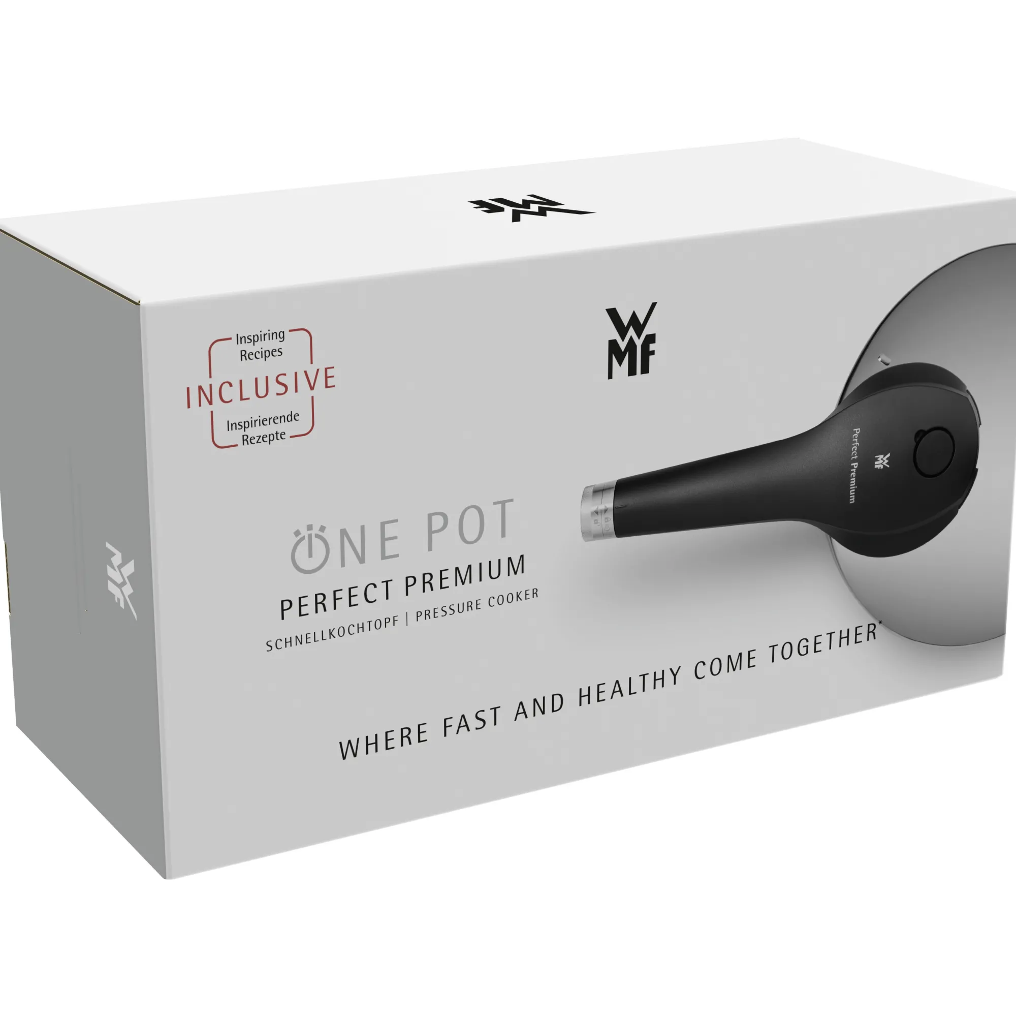 WMF Perfect Premium One Pot Schnellkochtopf, 22 cm, 4,5 Liter| Schnellkochtöpfe|Induktionstöpfe