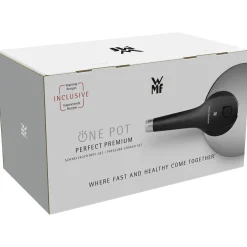 WMF Perfect Premium One Pot Schnellkochtopf-Set mit Dampfgareinsatz, 22 cm, 4,5 und 3,0 Liter| Schnellkochtöpfe|Induktionstöpfe