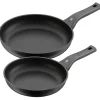 WMF PermaDur Excellent Stielpfannen-Set, 2-teilig, 24 und 28 cm| Bratpfannen|Pfannen-Sets