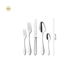 WMF Premiere Besteck-Set, 66-teilig, Cromargan protect®| Besteck-Sets