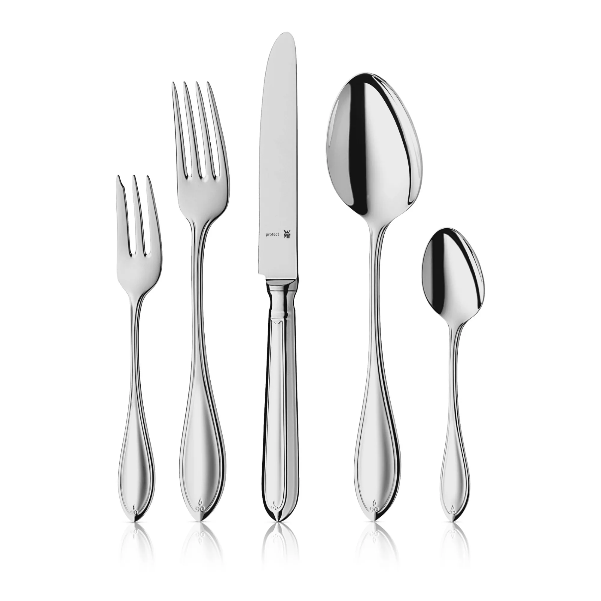 WMF Premiere Besteck-Set, 30-teilig, Cromargan protect®| Besteck-Sets