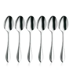 WMF Premiere Espressolöffel-Set, 6 Stück, Cromargan protect®| Löffel