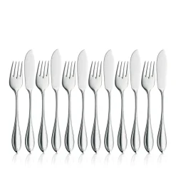 WMF Premiere Fischbesteck-Set, 12-teilig, Cromargan protect®| Besteck-Sets