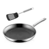 WMF Profi Resist Stielpfanne mit Pfannenwender, 28 cm| Küchenutensilien|Induktionspfannen