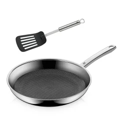 WMF Profi Resist Stielpfanne mit Pfannenwender, 28 cm| Küchenutensilien|Induktionspfannen