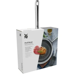 WMF Profi Resist Stielpfanne mit Pfannenwender, 28 cm| Küchenutensilien|Induktionspfannen
