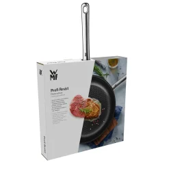 WMF Profi Resist Stielpfanne mit beschichtetem Schüttrand, 28 cm| Induktionspfannen|Bratpfannen