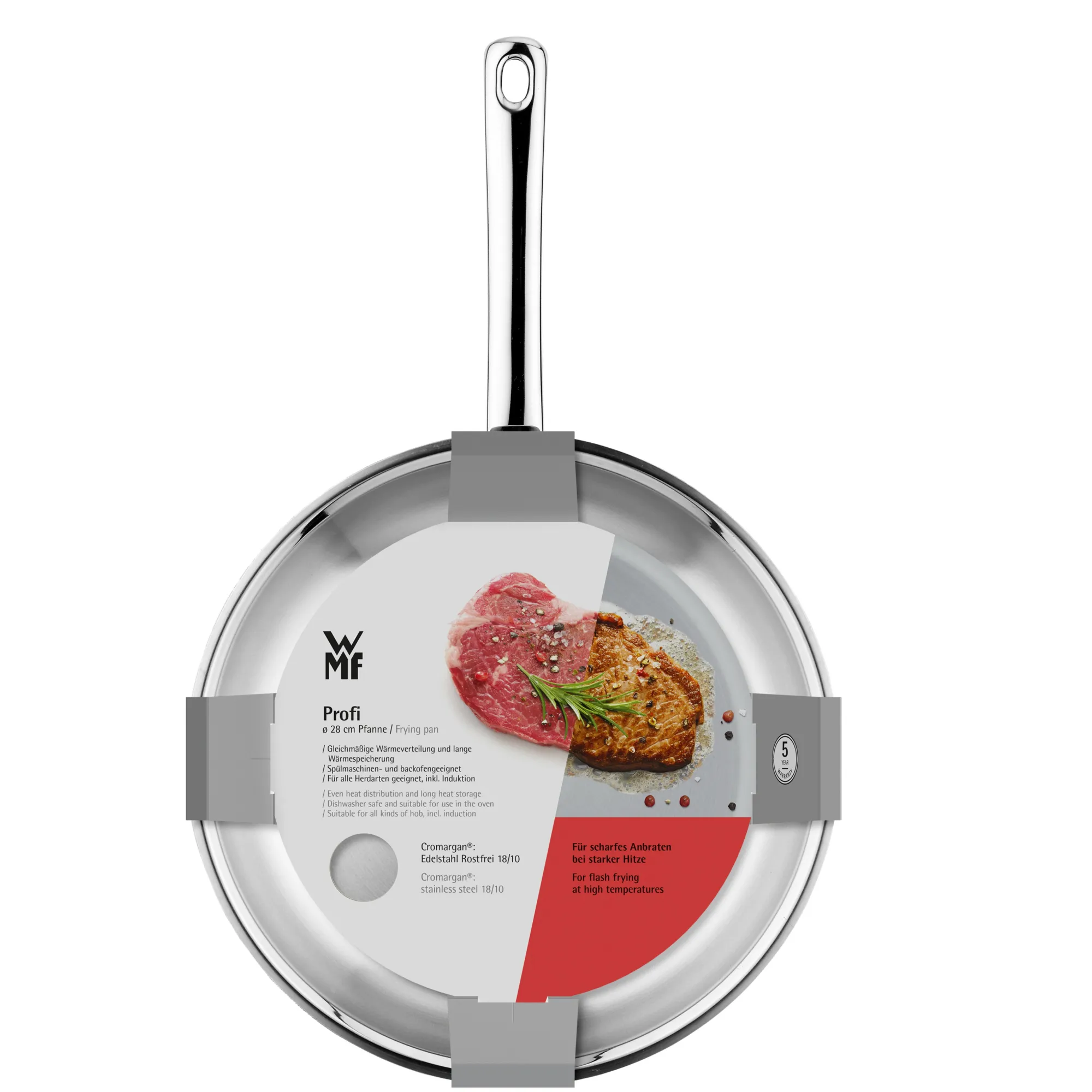 WMF Profi Stielpfanne, 24 cm| Induktionspfannen|Bratpfannen