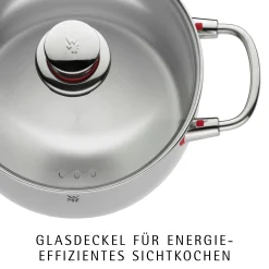 WMF Quality One Kochtopf mit Deckel, 20 cm| Kochtöpfe|Induktionstöpfe