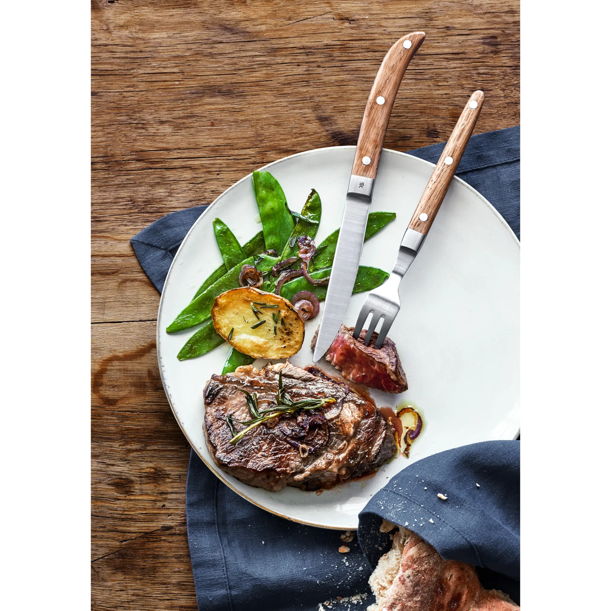 WMF Ranch Steakmesser-Set, 6-teilig| Steakmesser|Messersets