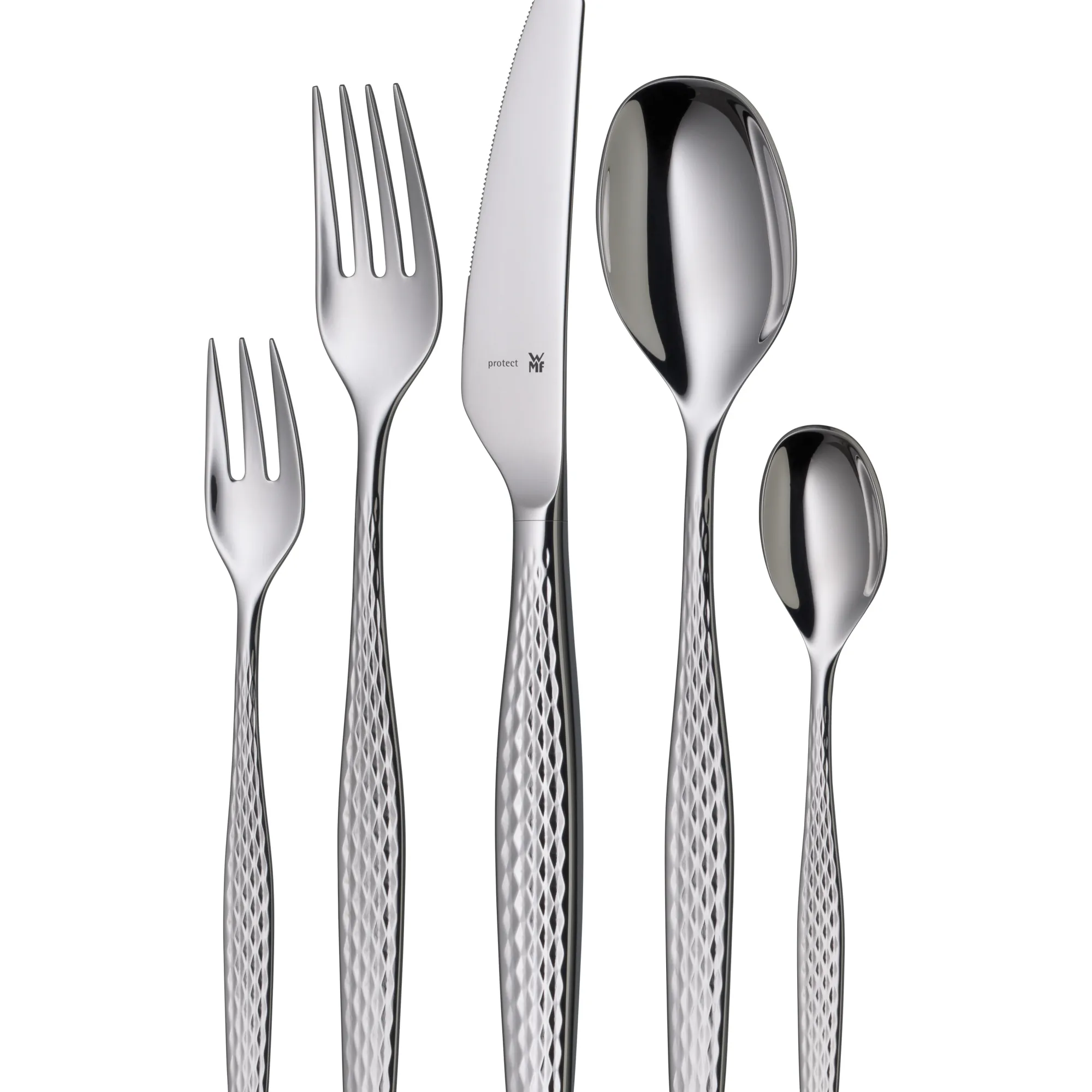 WMF Sentic Besteck-Set, 66-teilig, Cromargan protect®| Besteck-Sets
