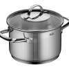 WMF Silit Achat Kochtopf mit Deckel, 16 cm| Induktionstöpfe