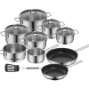 WMF Silit Alicante Kochgeschirr-Set, 10-teilig| Topfsets