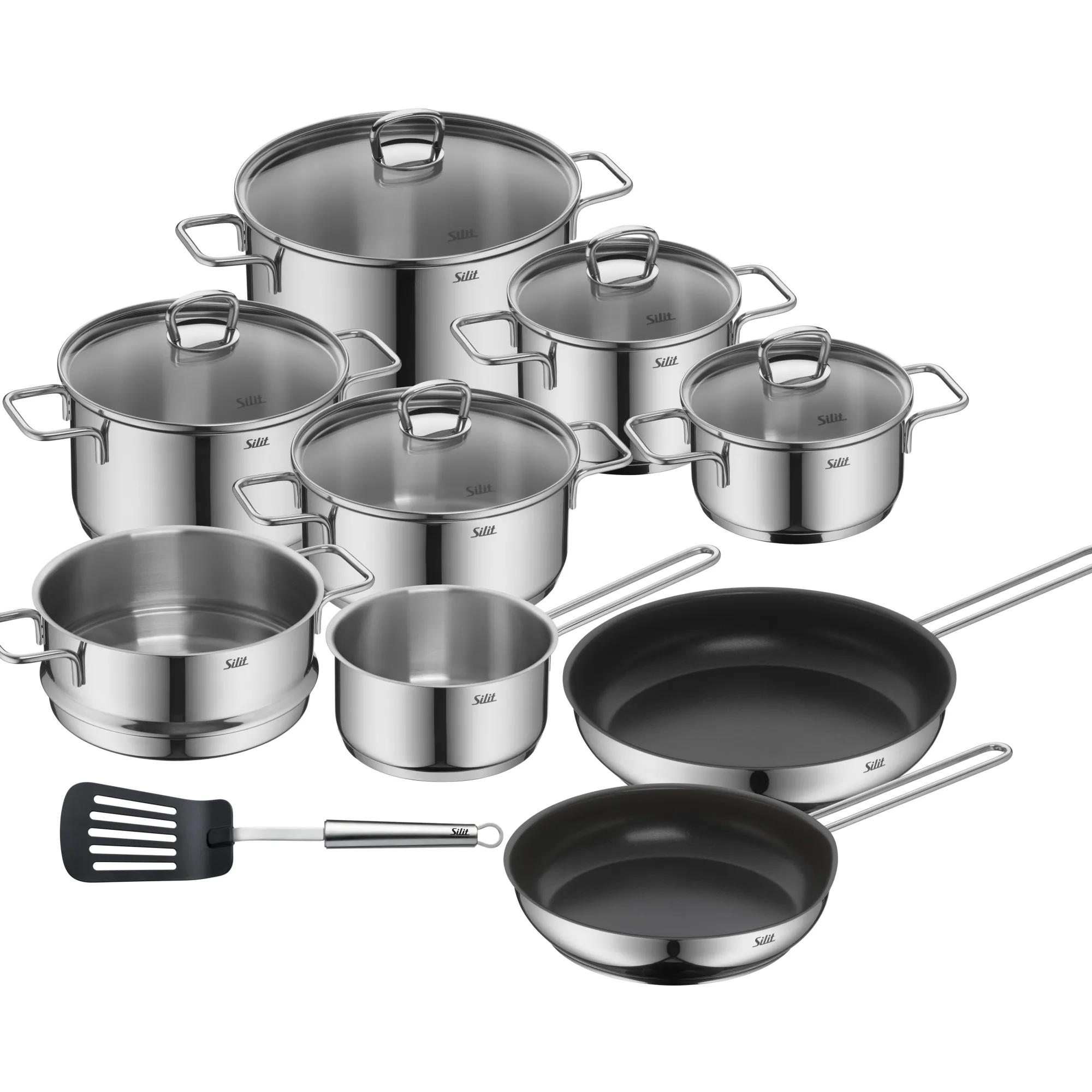 WMF Silit Alicante Kochgeschirr-Set, 10-teilig| Topfsets