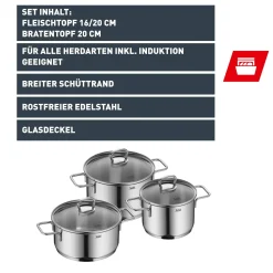 WMF Silit Alicante Topf Set 3 teilig| Topfsets