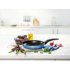WMF Silit Belluna Stielpfanne, 24 cm, Blau| Induktionspfannen|Bratpfannen