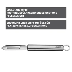 WMF Silit Classic Line Gemüseschäler, 19 cm| Küchenutensilien|Schälmesser