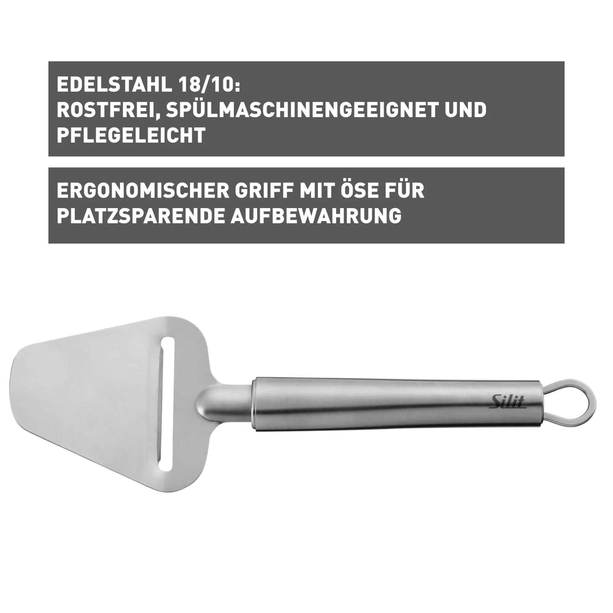 WMF Silit Classic Line Käsehobel, 24 cm| Küchenutensilien