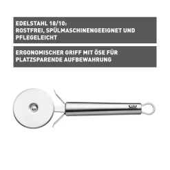 WMF Silit Classic Line Pizzaschneider, 22 cm| Pizzaschneider