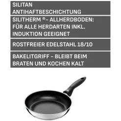 WMF Silit Domus Stielpfanne, 24 cm| Induktionspfannen|Bratpfannen