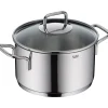 WMF Silit Extra Cook Kochtopf 20 cm mit Glasdeckel| Kochtöpfe
