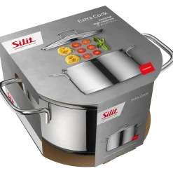 WMF Silit Extra Cook Kochtopf 20 cm mit Glasdeckel| Kochtöpfe
