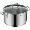 WMF Silit Extra Cook Kochtopf 24 cm mit Glasdeckel| Kochtöpfe