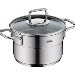 WMF Silit Extra Cook Mini-Kochtopf 14 cm mit Glasdeckel| Kochtöpfe