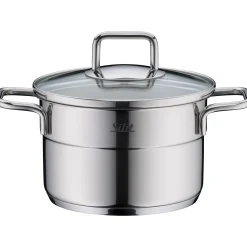 WMF Silit Extra Cook Mini-Kochtopf 14 cm mit Glasdeckel| Kochtöpfe